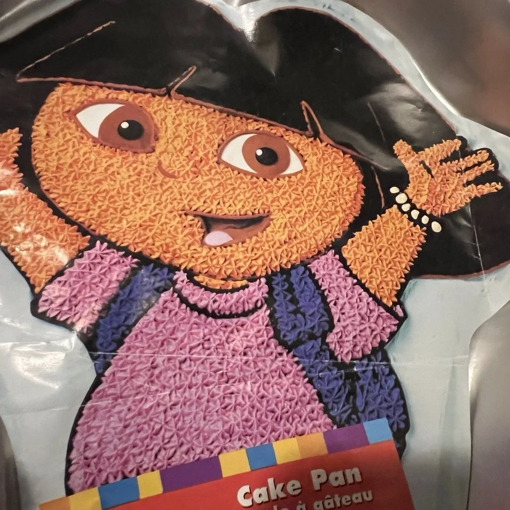 Wilton Dora The Explorer Cake Pan Mold 2105 6300 Tin Nickelodeon Y2k Kid